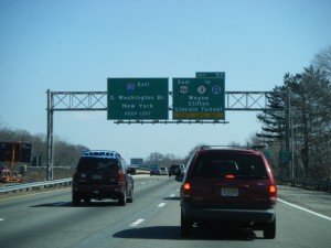 I 80 EB approaching US 46 Wayne