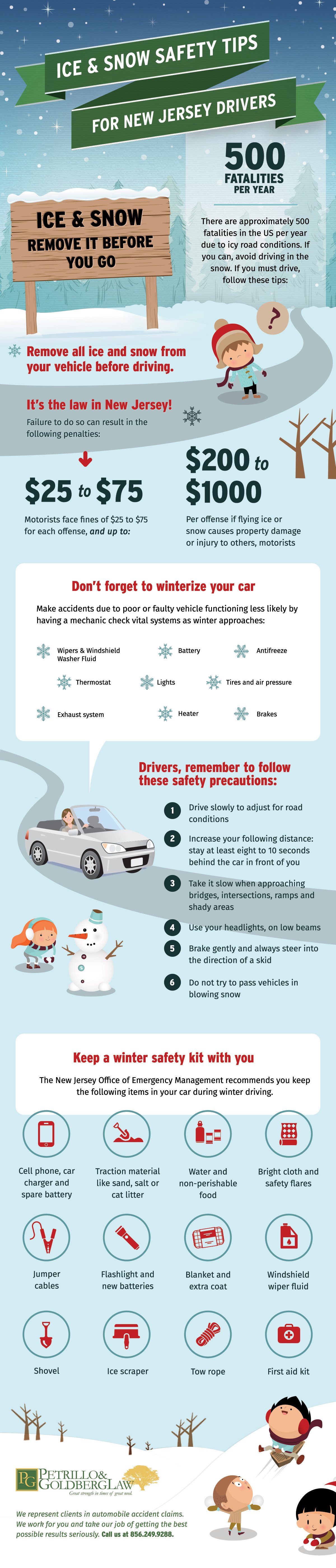 Ice & Snow Safety Tips for New Jersey Drivers