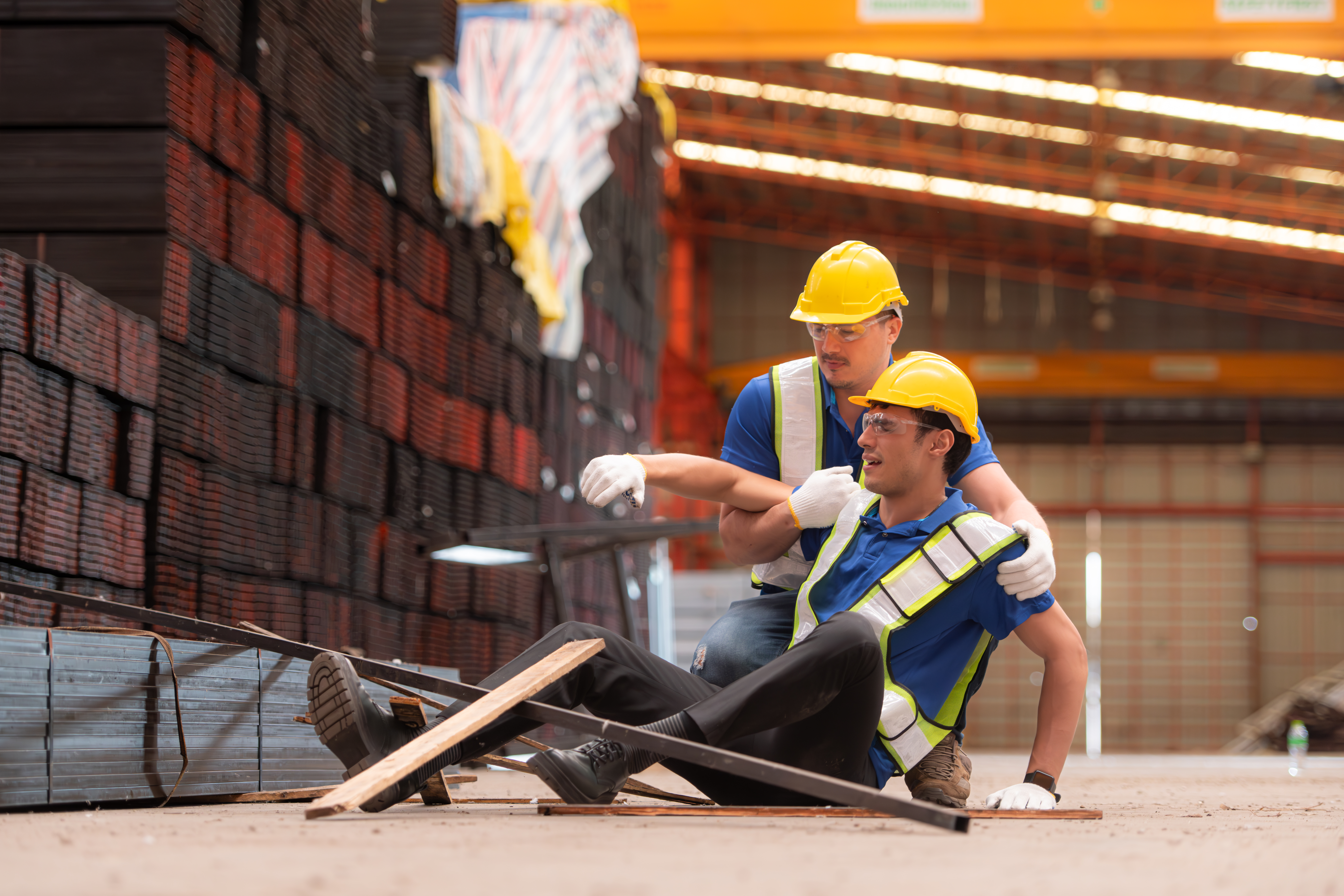 If you've been struck by an object at work, you may be eligible for workers' compensation benefits.